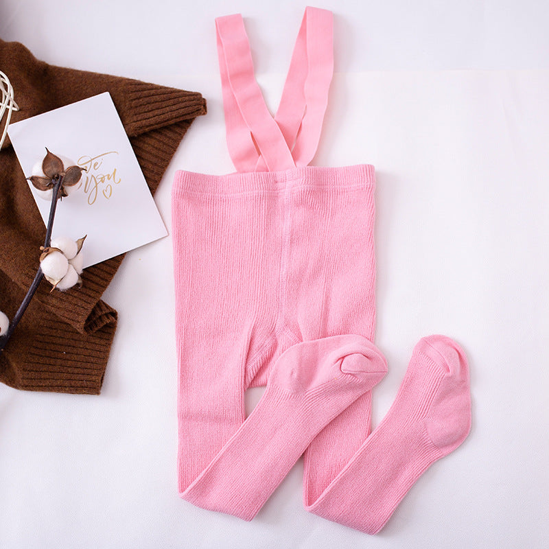 Combed cotton baby crawling cross overalls - ROZZAJ