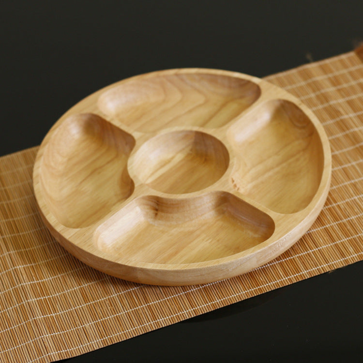 Rubber Wood Five-Grid