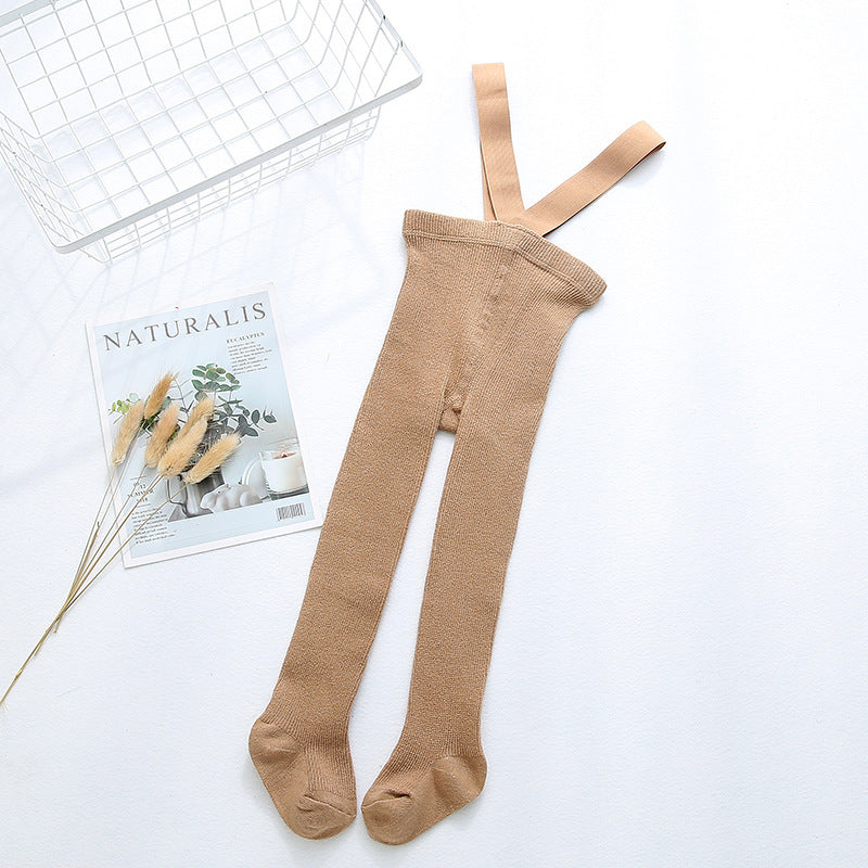 Combed cotton baby crawling cross overalls - ROZZAJ
