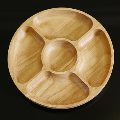 Rubber Wood Five-Grid