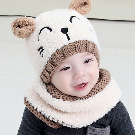 Wool scarf baby hat - ROZZAJ