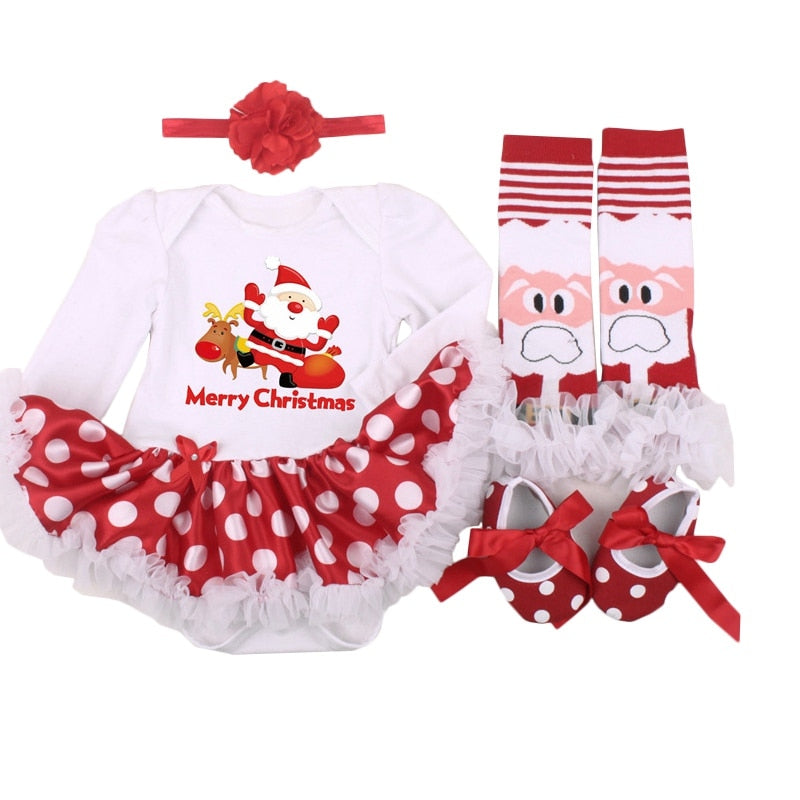 Four-piece Christmas Gift Newborn Clothing Set Baby - ROZZAJ