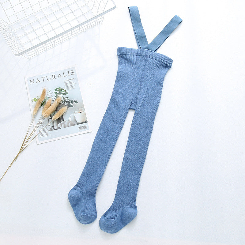 Combed cotton baby crawling cross overalls - ROZZAJ