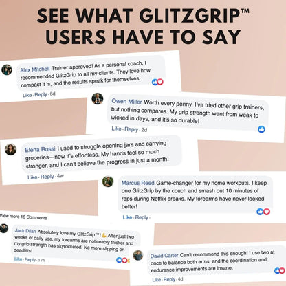 GlitzGrip™ Arm Builder