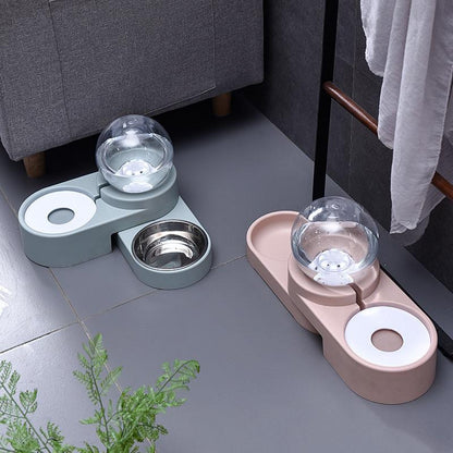 Automatic Pet Water Dispenser w/ Bowl