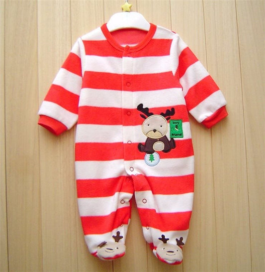 Baby Long-sleeved Printed Romper - ROZZAJ